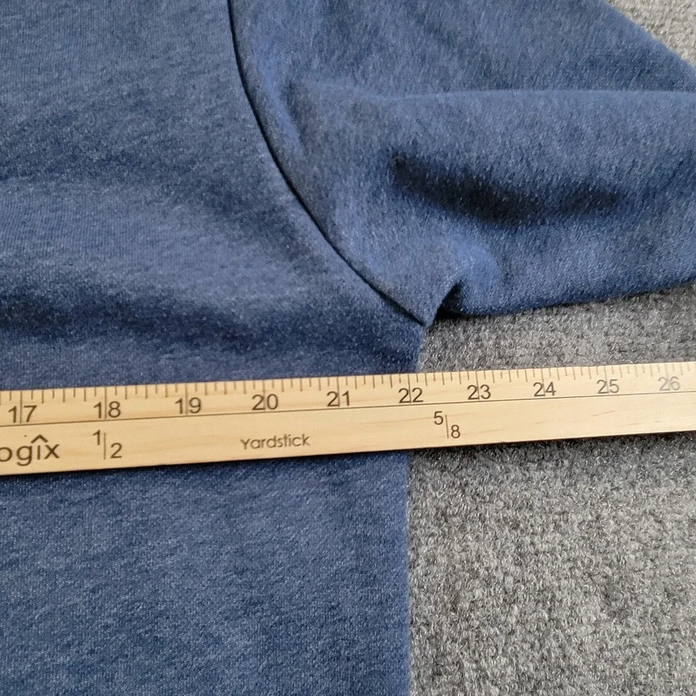 Orvis Men's Signature Fleece Jacket Men's M 1/4 Zip‎ Snap Sweatshirt Blue 615914